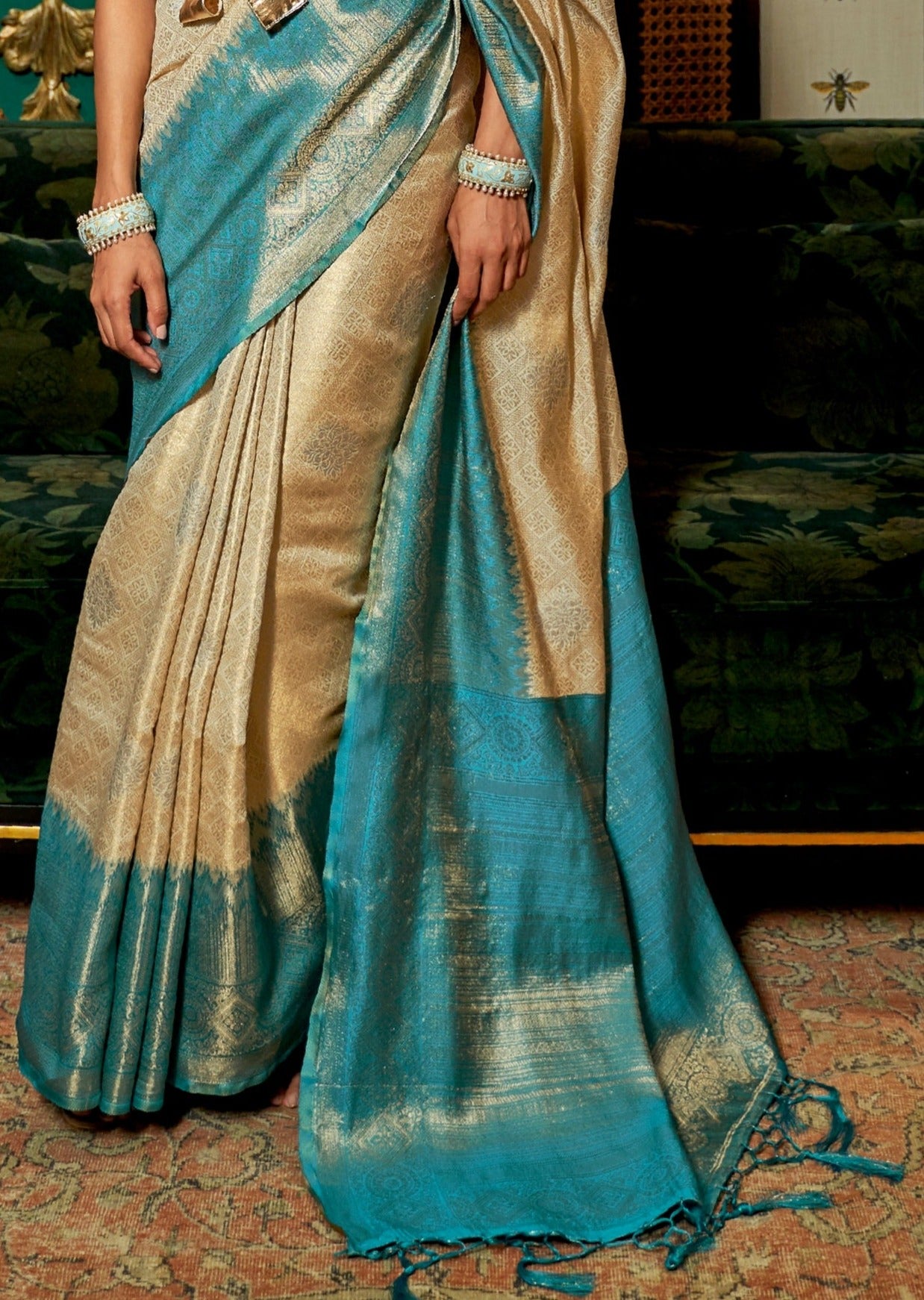 Saree pallu