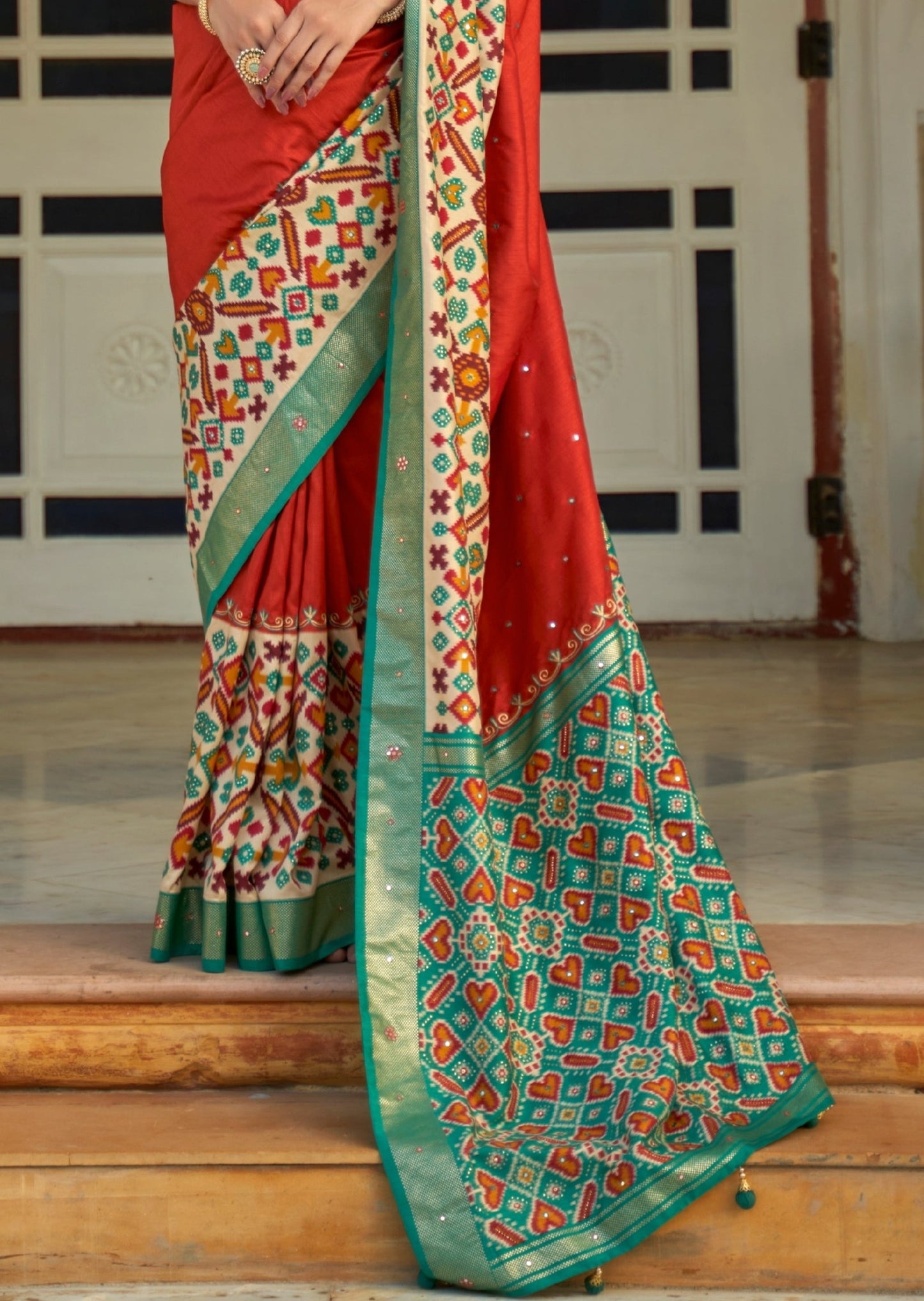 Saree pallu