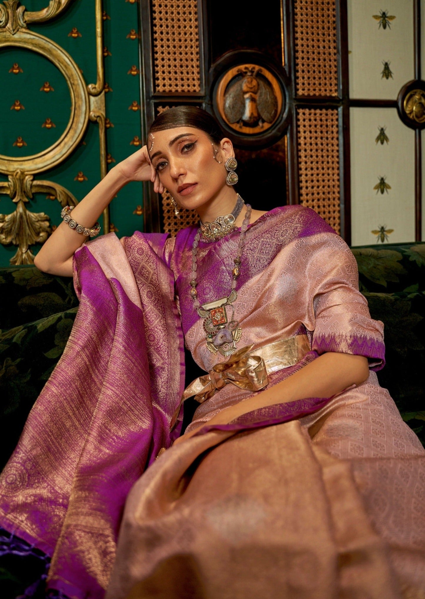 Bridal Banarasi Handloom sarees online