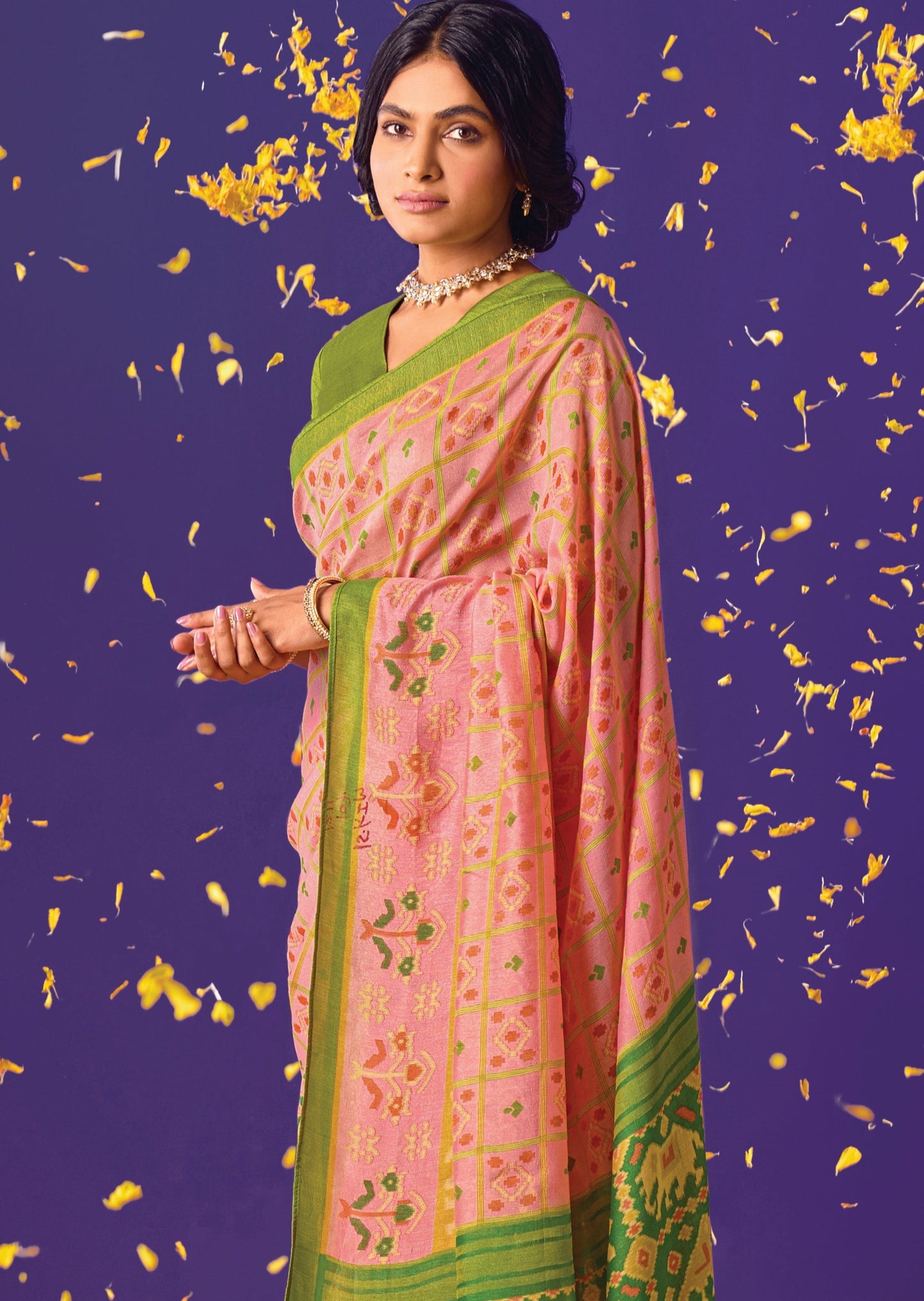 Brasso saree blouse designs