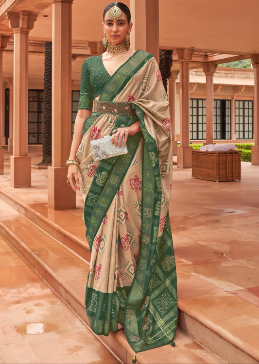 Hathi Popat Patola saree