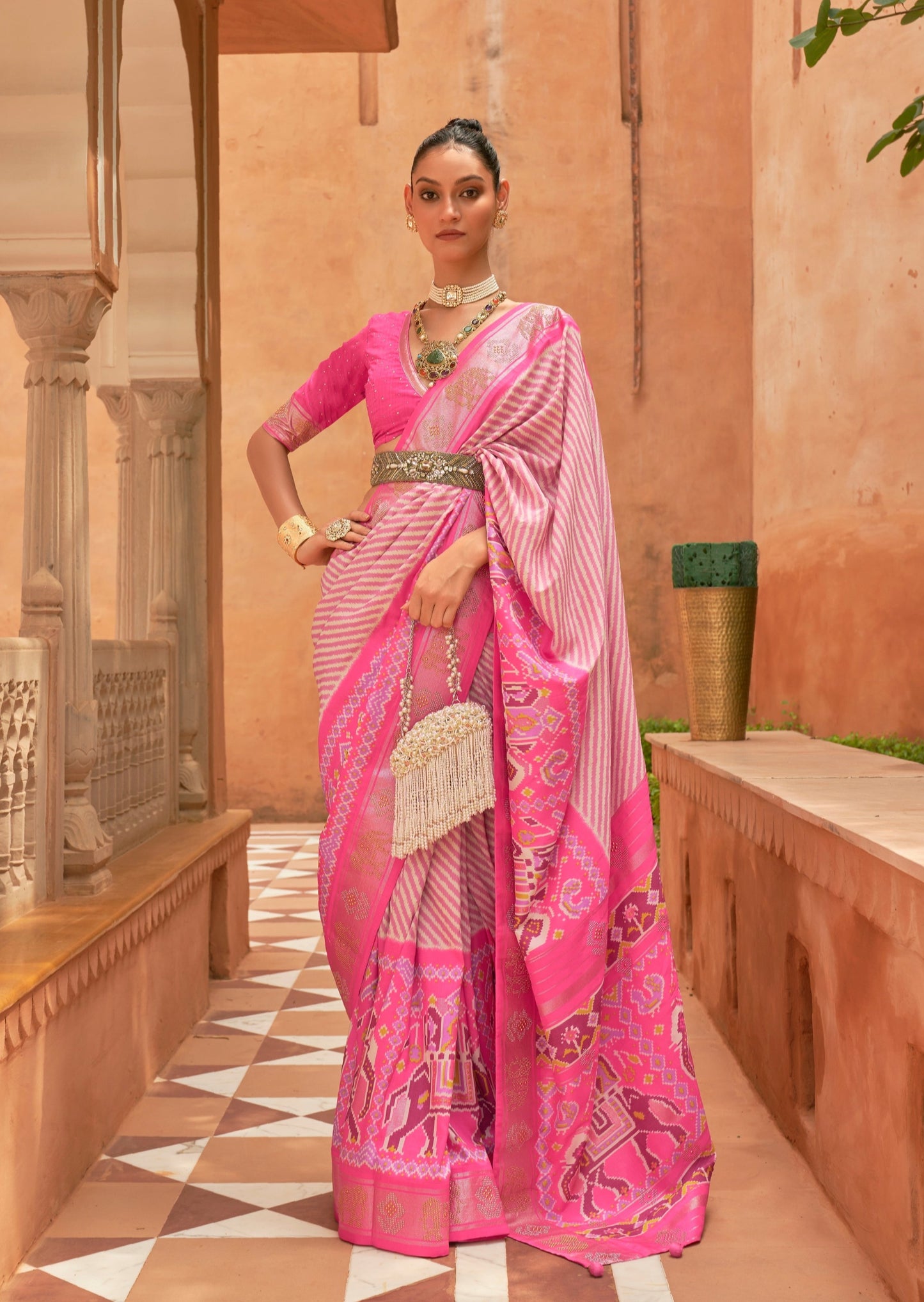 Ikat Patola Silk Saree online Shopping