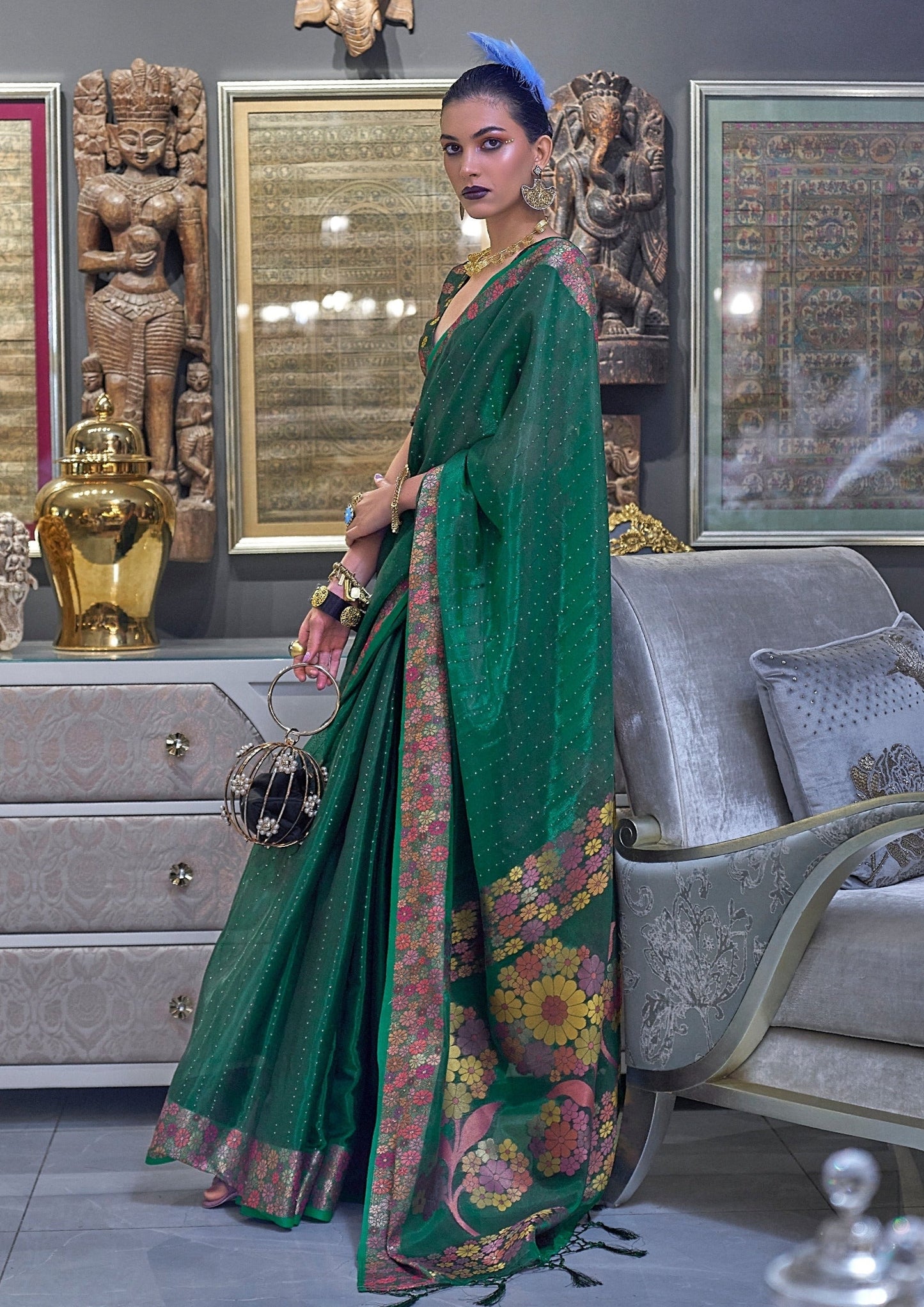 Pure Organza saree