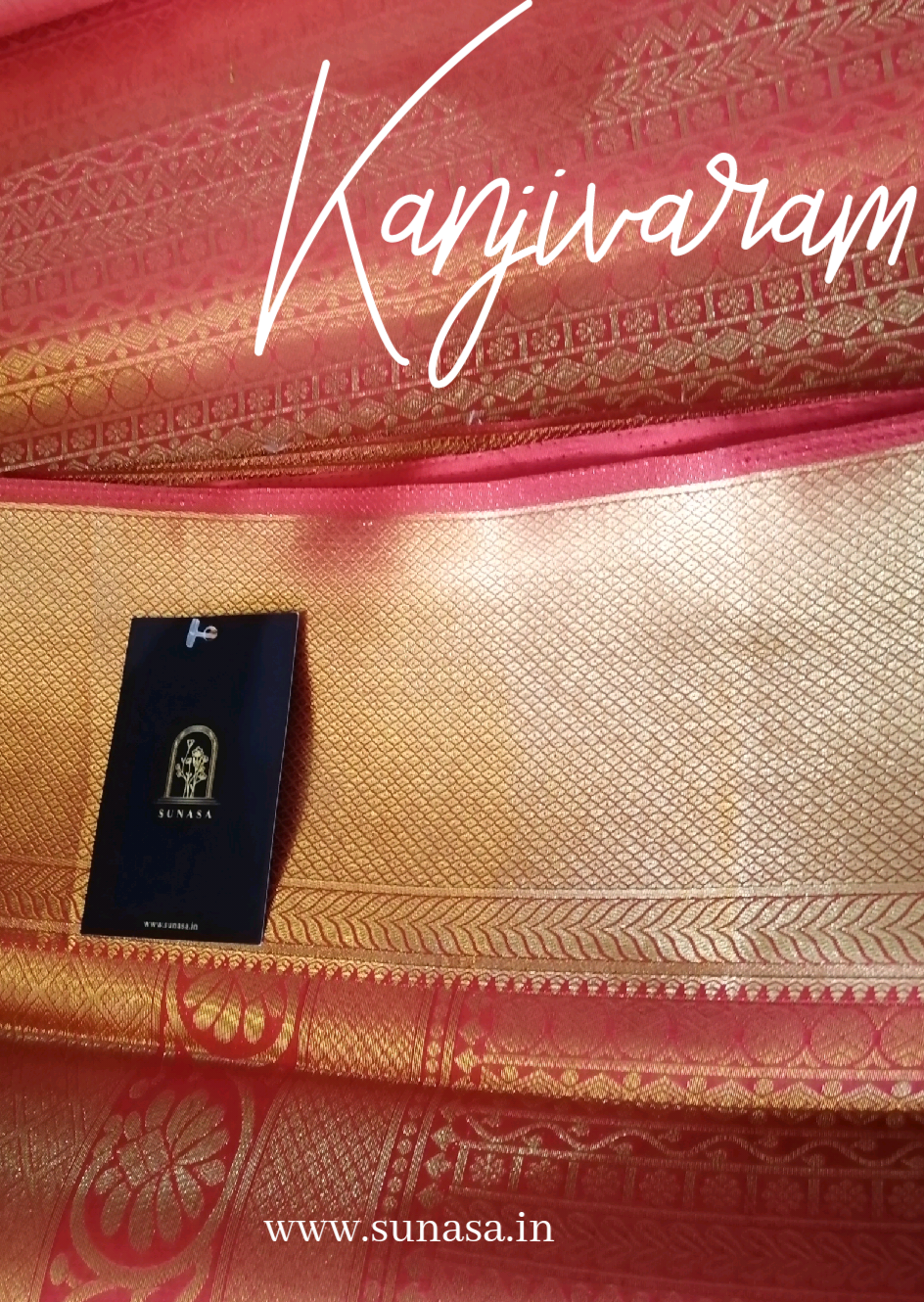 Kanjivaram Silk Red Bridal Saree
