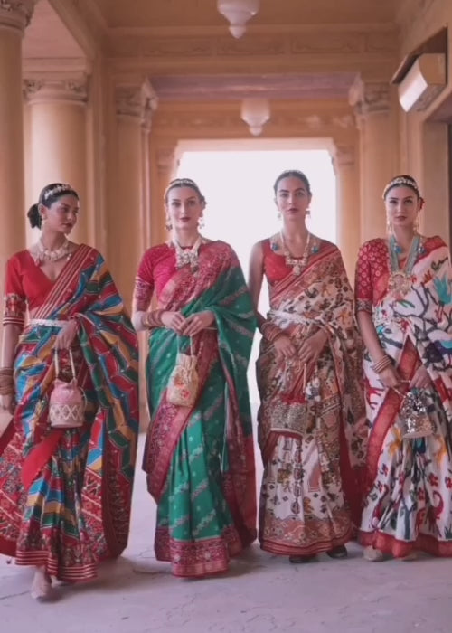 Patola sarees video shopping online.