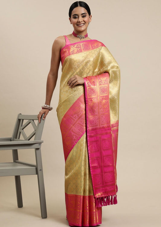 Tussar silk saree