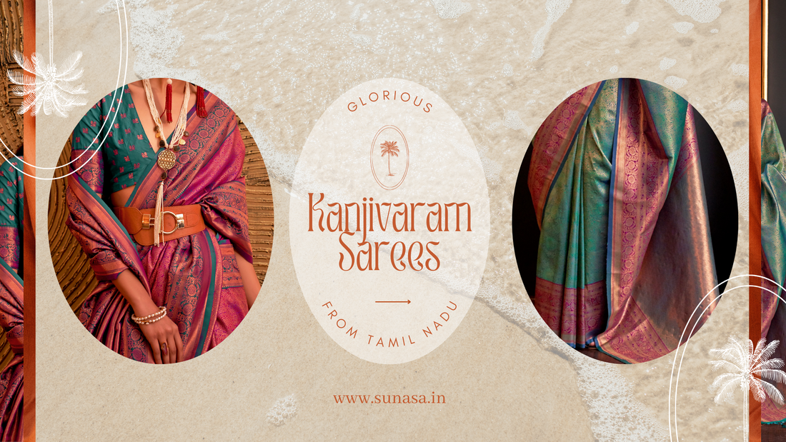 The Glorious Kanjeevaram or Kanjivaram Sarees - handloom masterpiece weave from Tamil Nadu