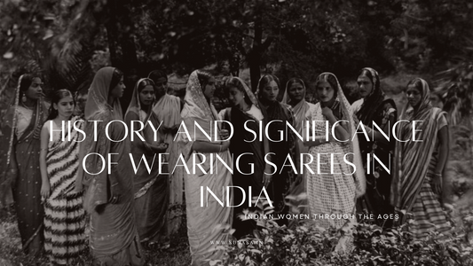 history of sarees in india
