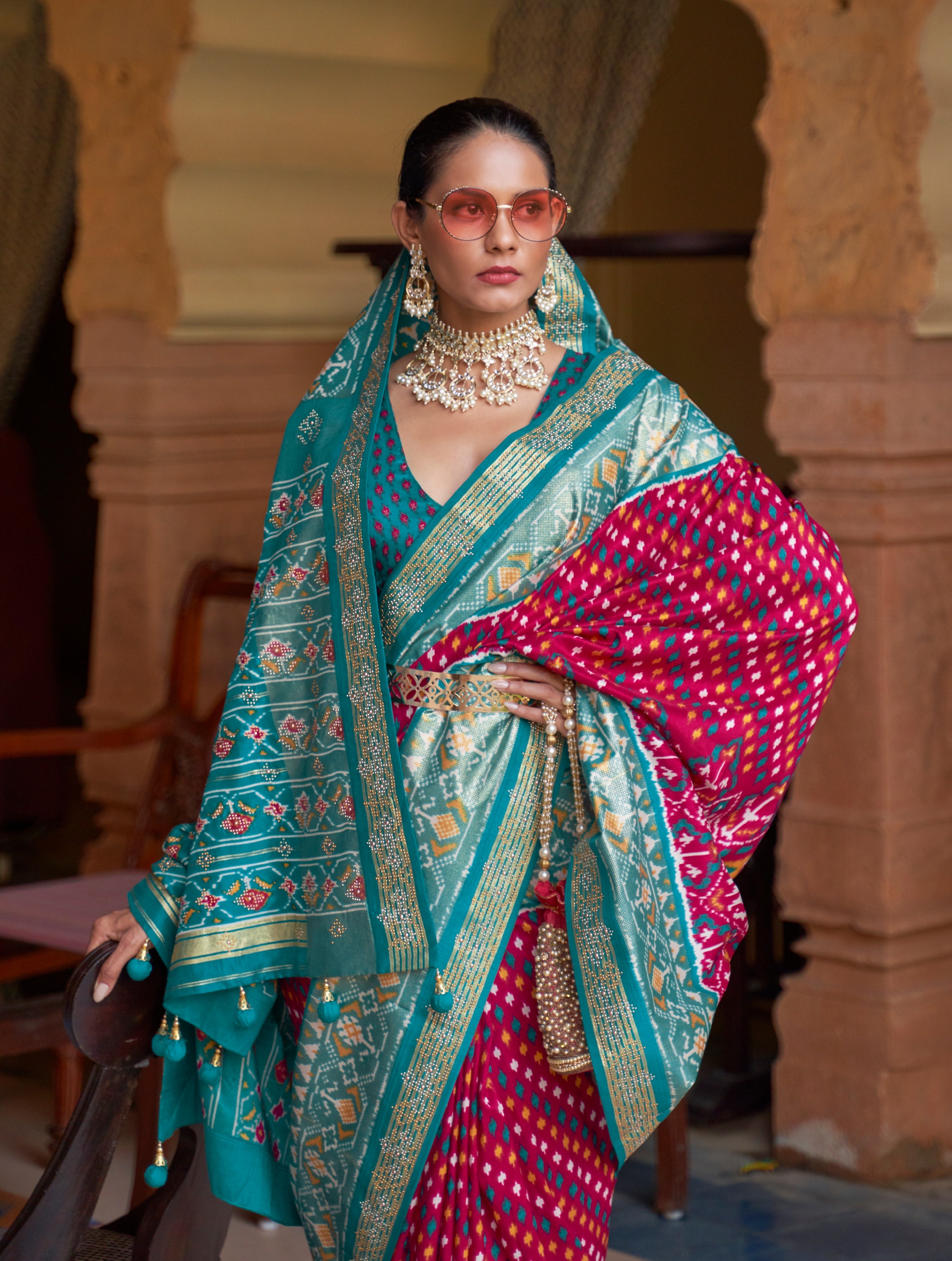 Multicolor Sarees – Sunasa