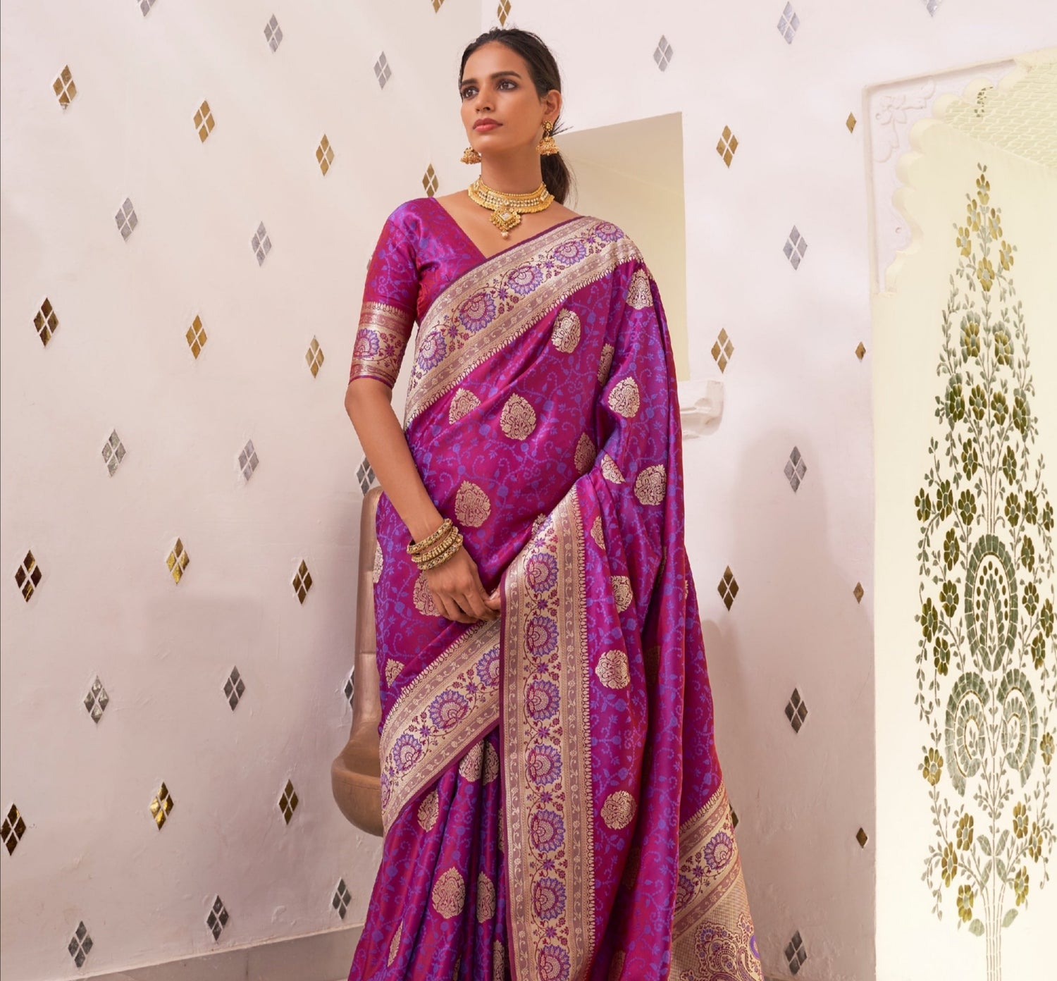 Magenta Sarees