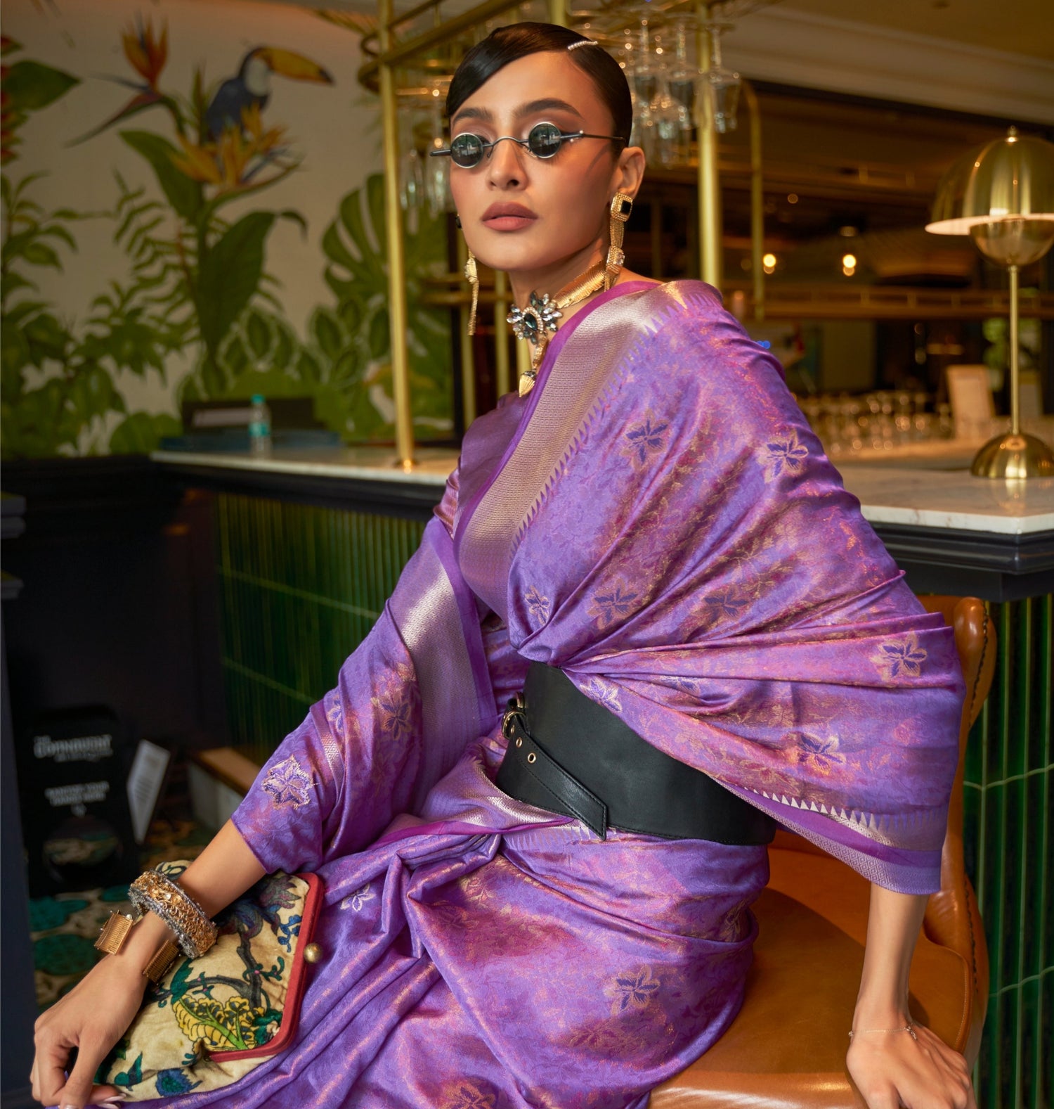 Purple Sarees