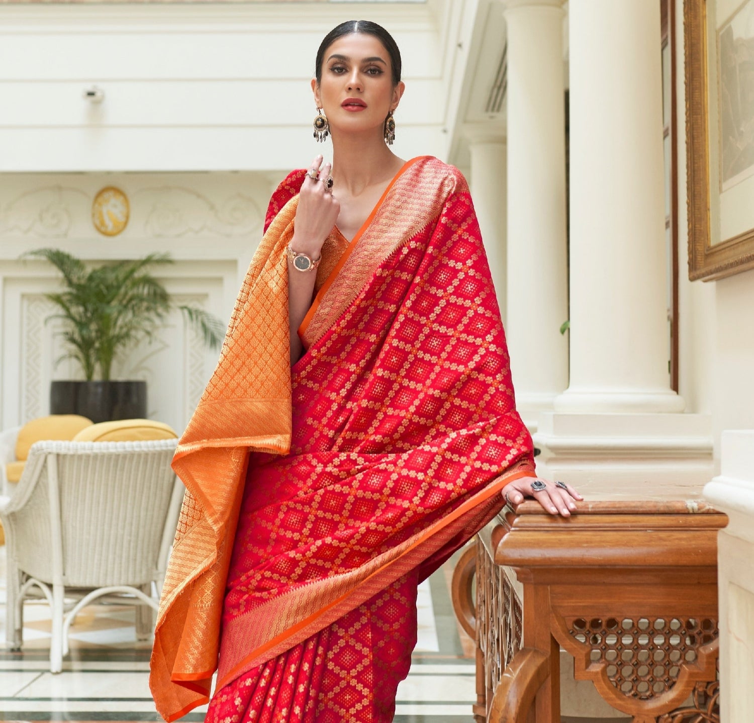Red Sarees Online