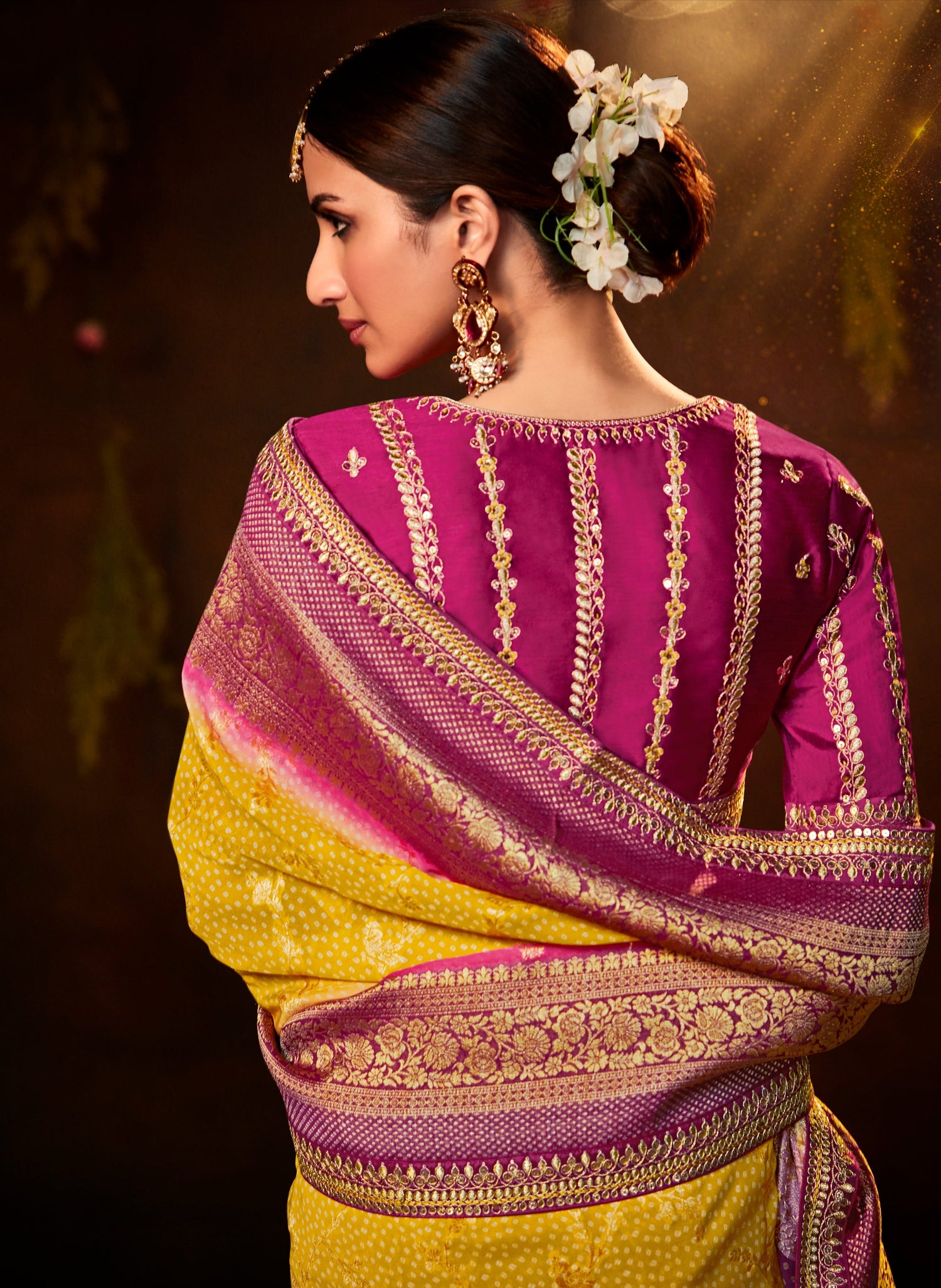 Bandhani Sarees
