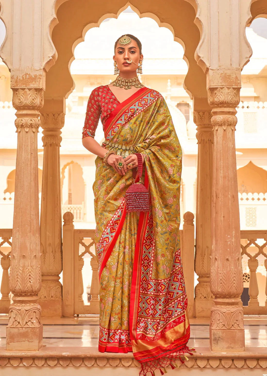 Kalamkari Patola Sarees
