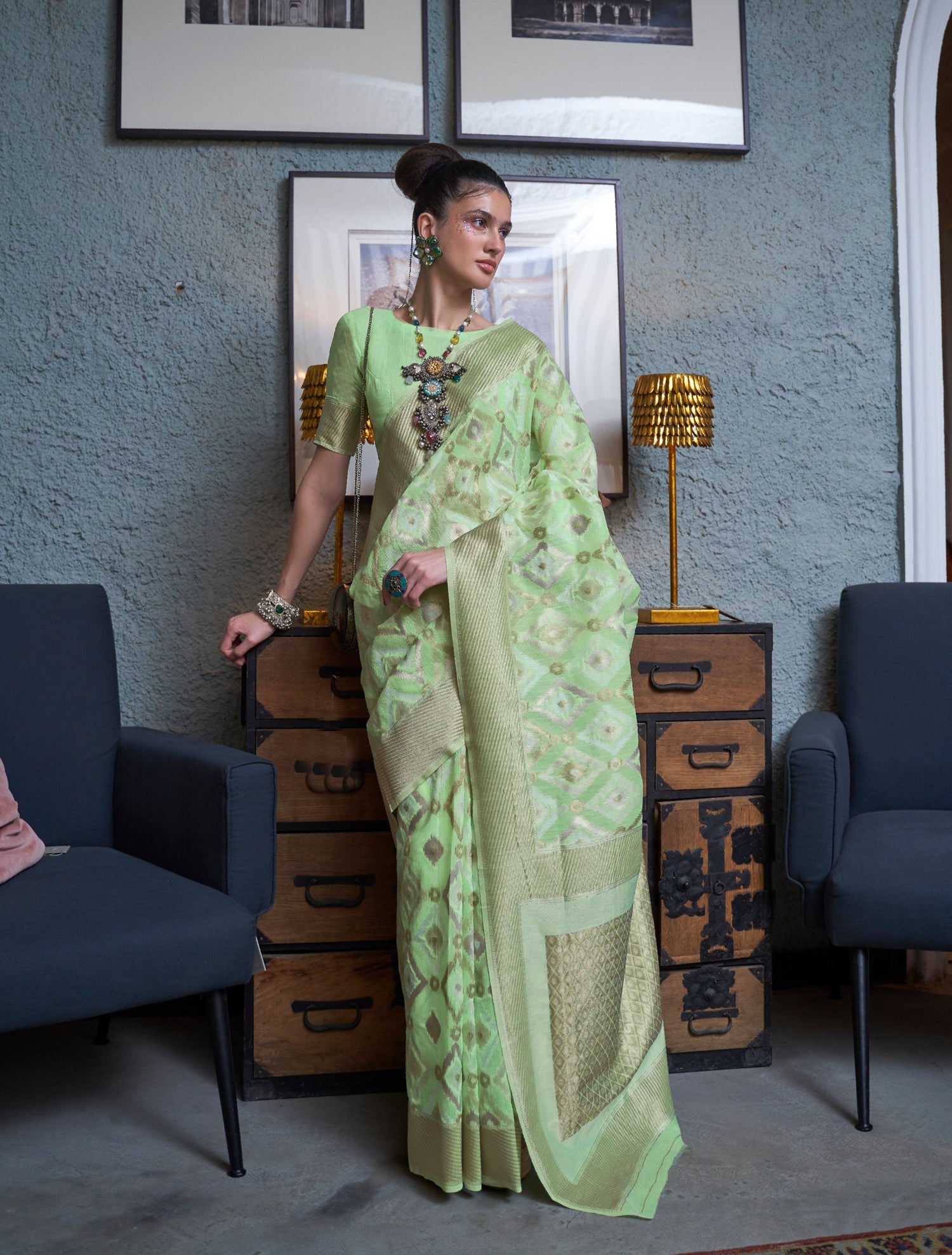 Linen Sarees Online USA