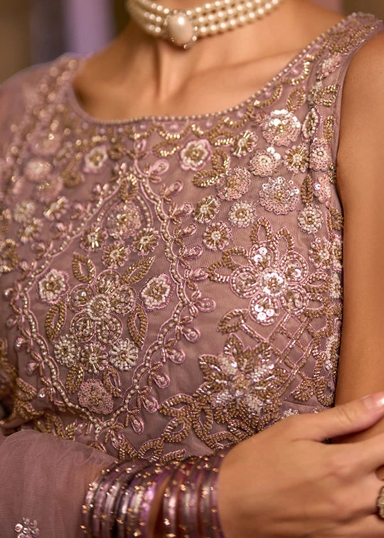 Pastel Brown Sharara Suit
