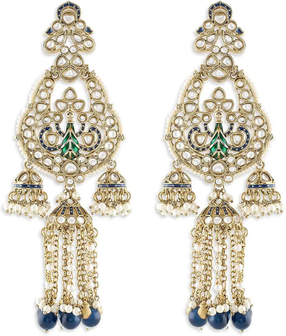 Vintage Vibes Emerald Green Earrings