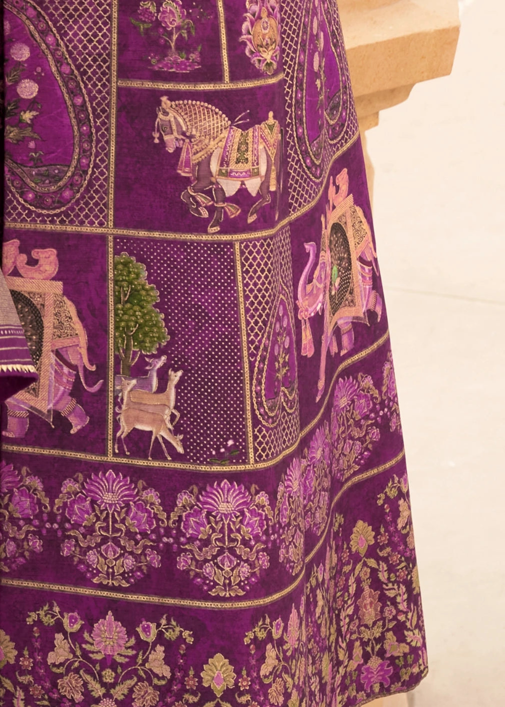Beetroot Purple Sherwani Set
