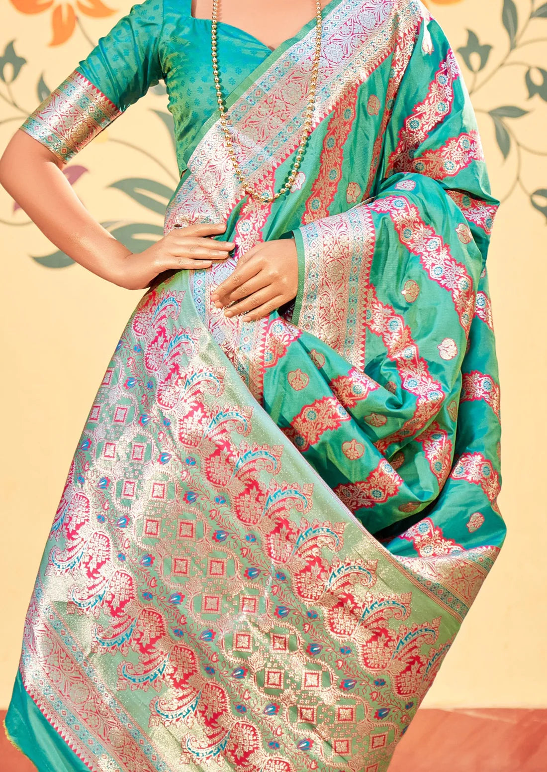 Pure katan silk banarasi handloom saree collection online shopping with price.