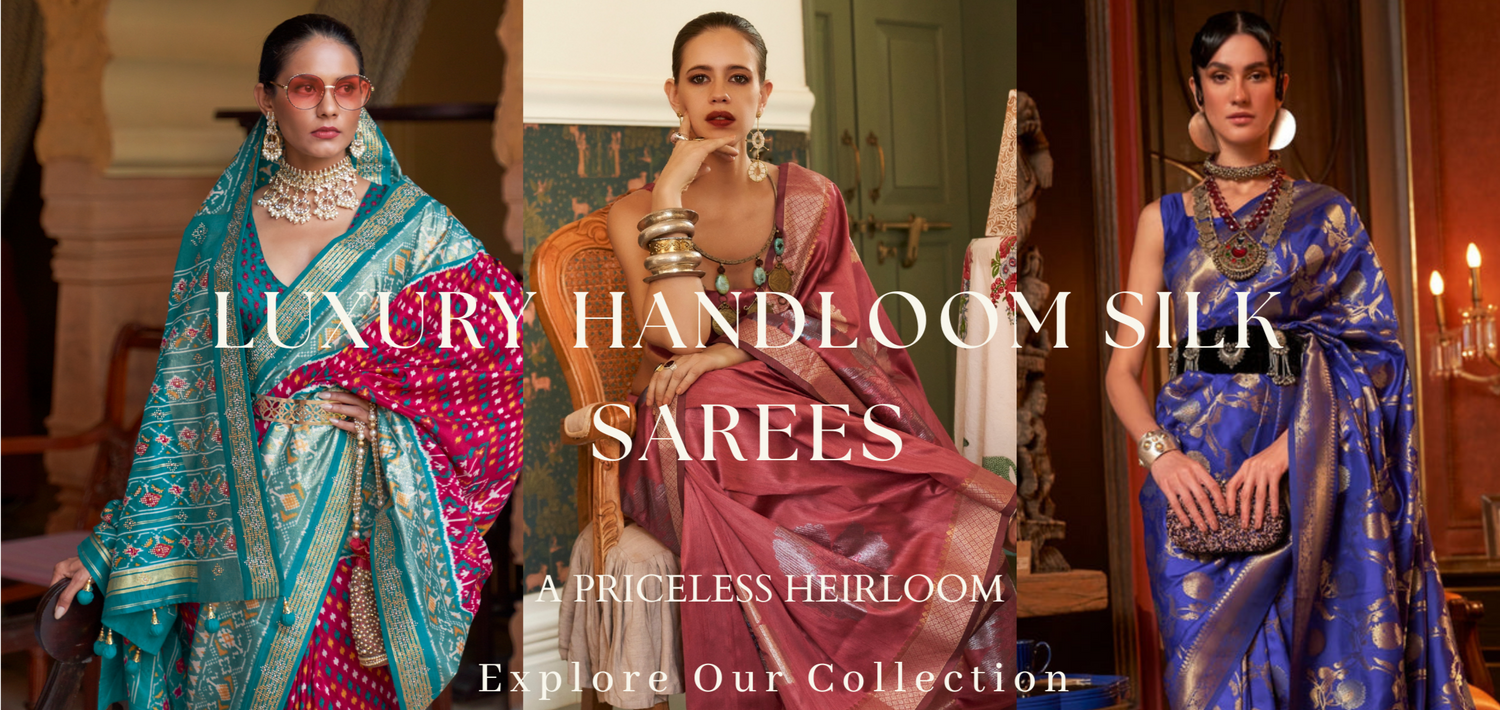 Buy Best Handloom Sarees Online in India | Taneira