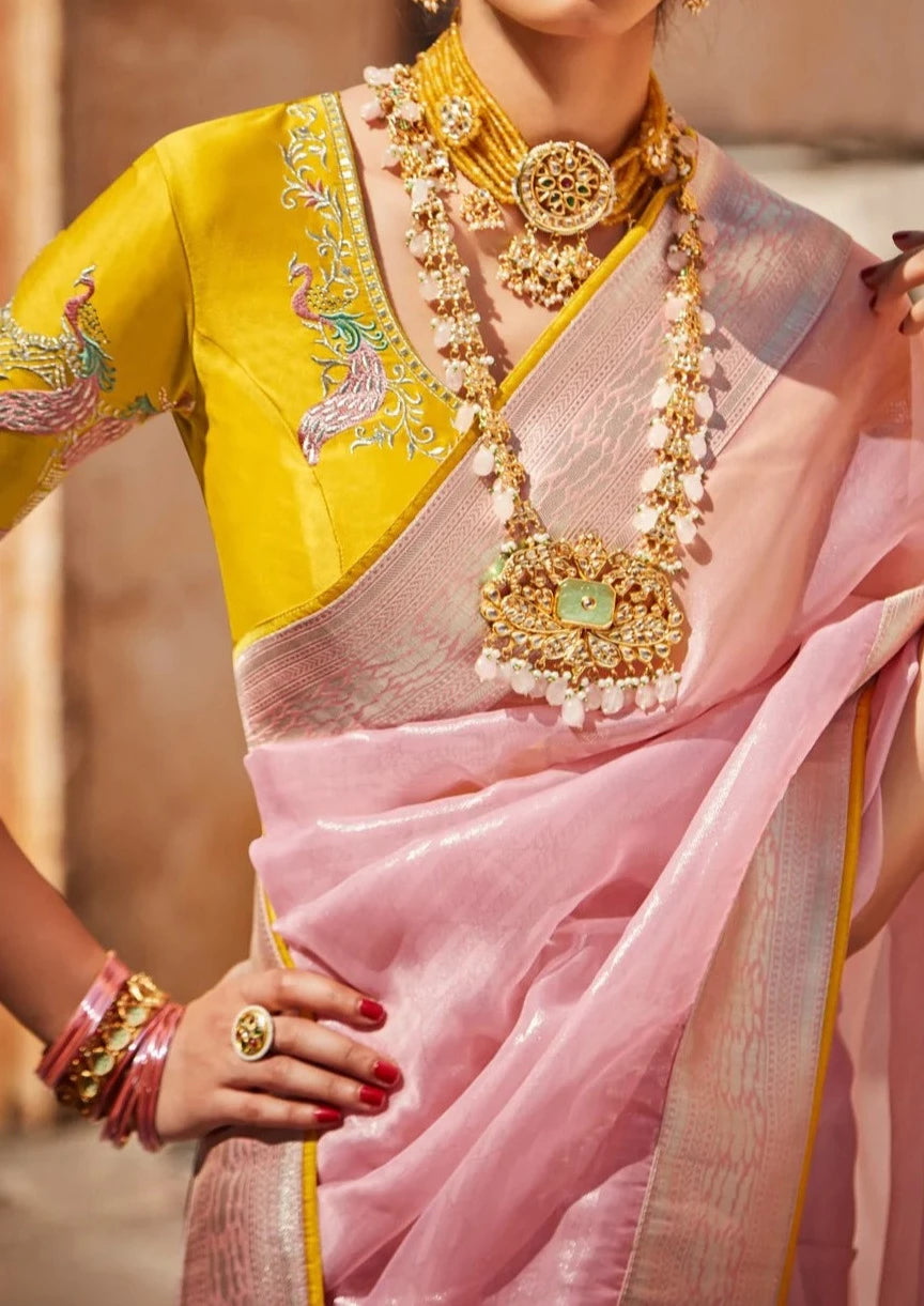 Organza pattu sarees online on sale