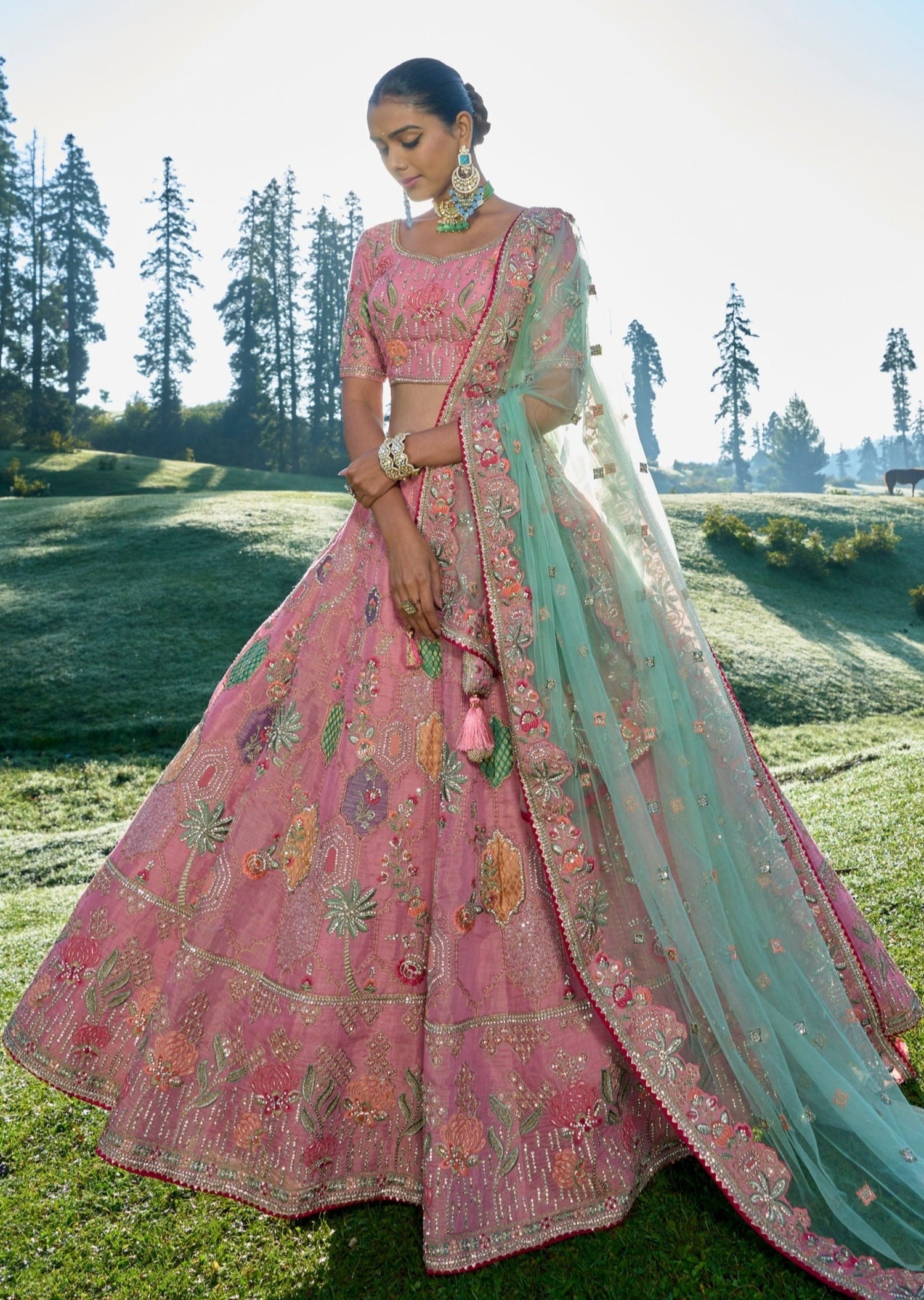 Bridal - Designer - Lehenga Cholis: Buy Indian Lehenga Outfits Online |  Utsav Fashion