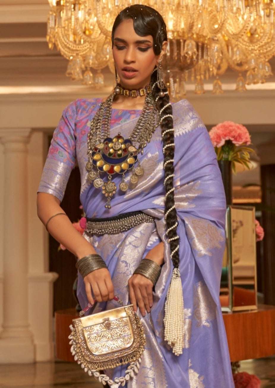 Kashmiri Bride in Handloom kashmiri silk saree blouse