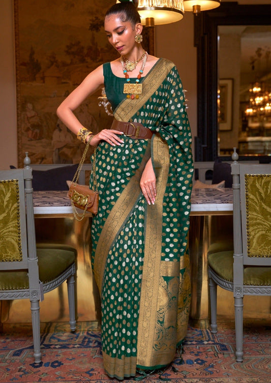 Khaddi georgette banarasi saree blouse designs online price india usa.