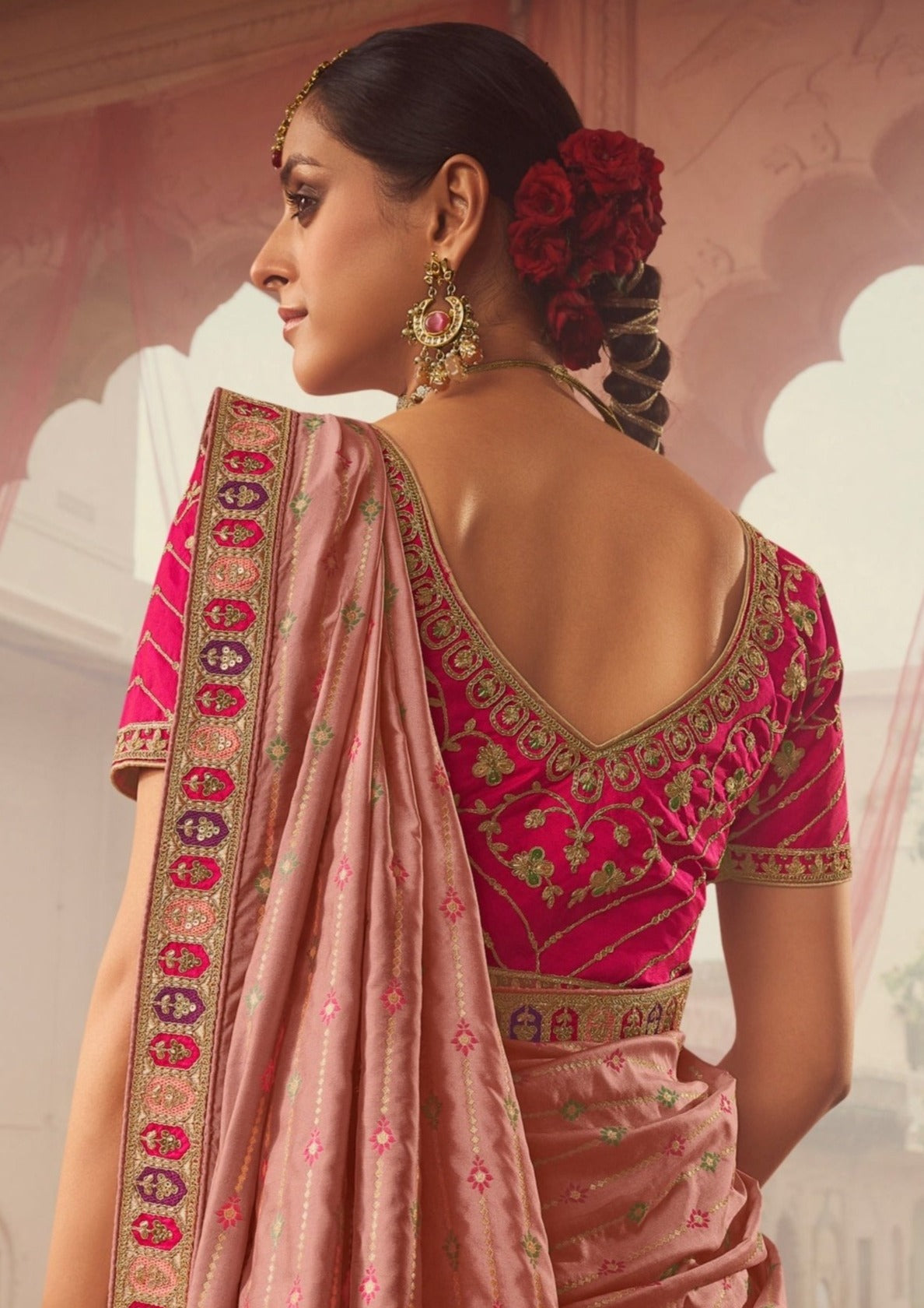 Banarasi Silk Bridal Lehenga Choli Online Shopping India USA UK Canada –  Sunasa