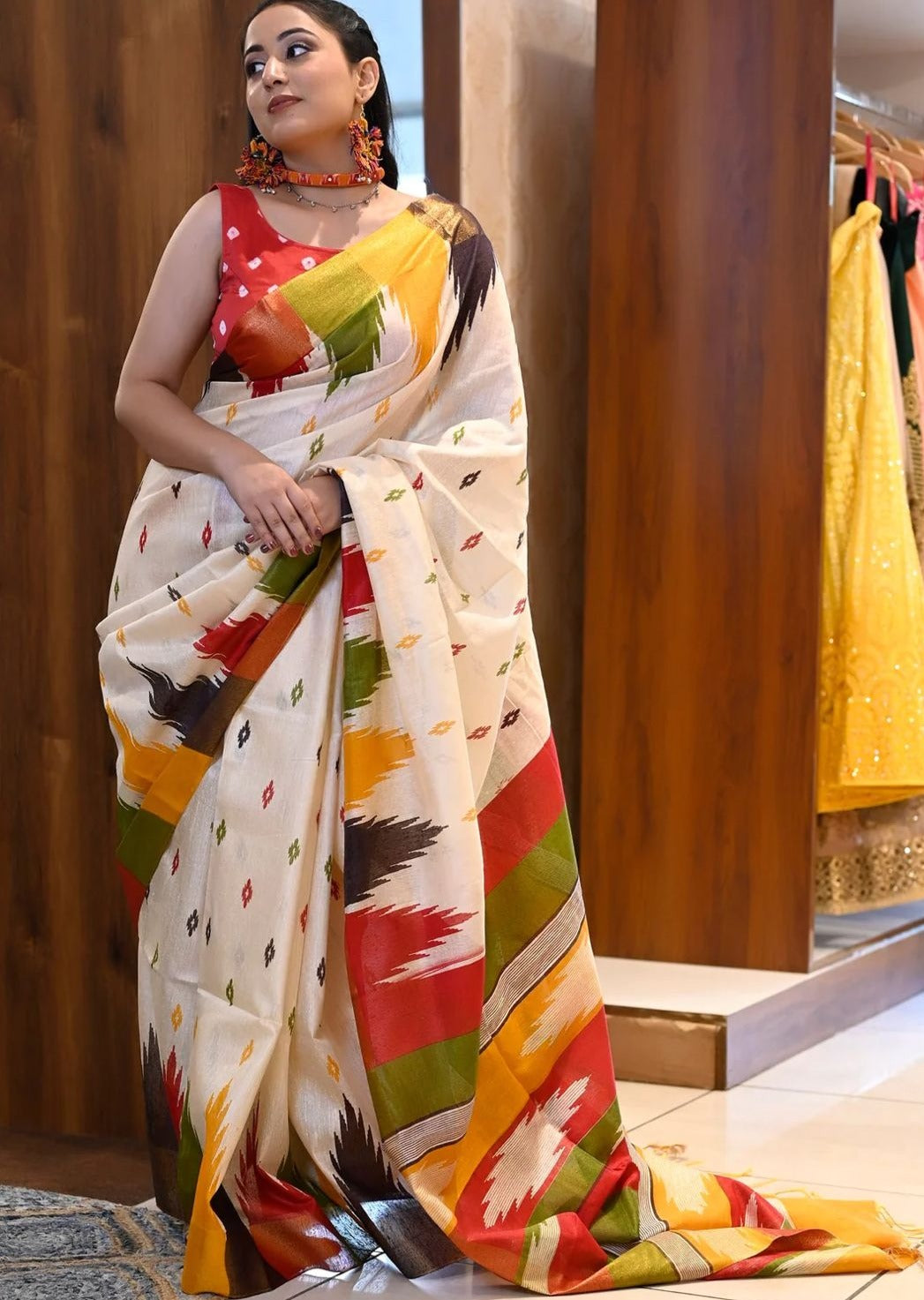 Buy Silk Cotton Sarees At Shrus With Best Offers
