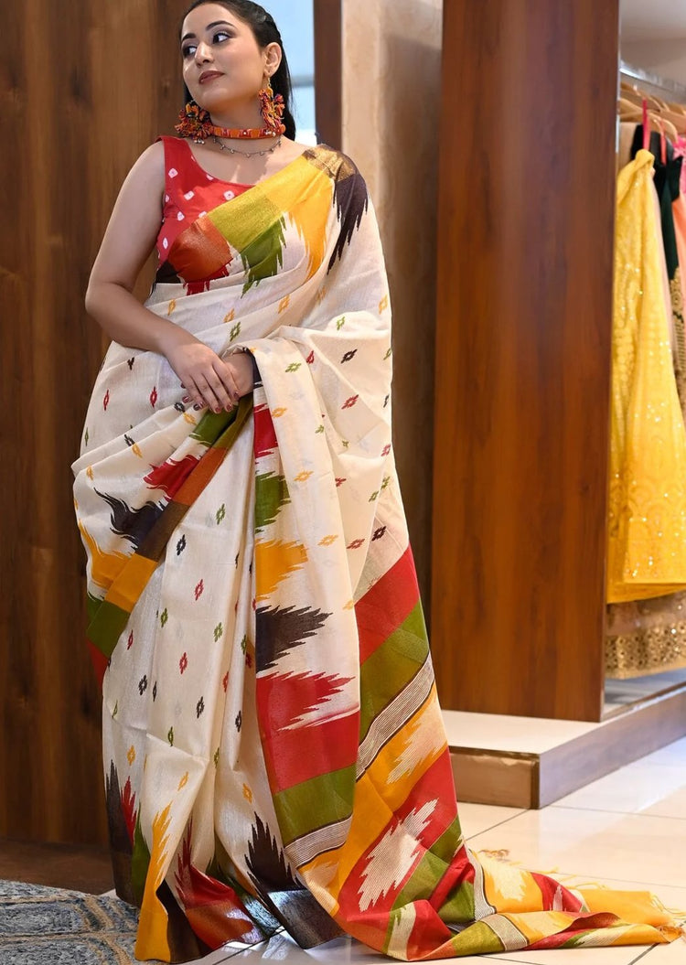 Beautiful Designer Summer Special Soft MulMul Cotton Saree main image 1