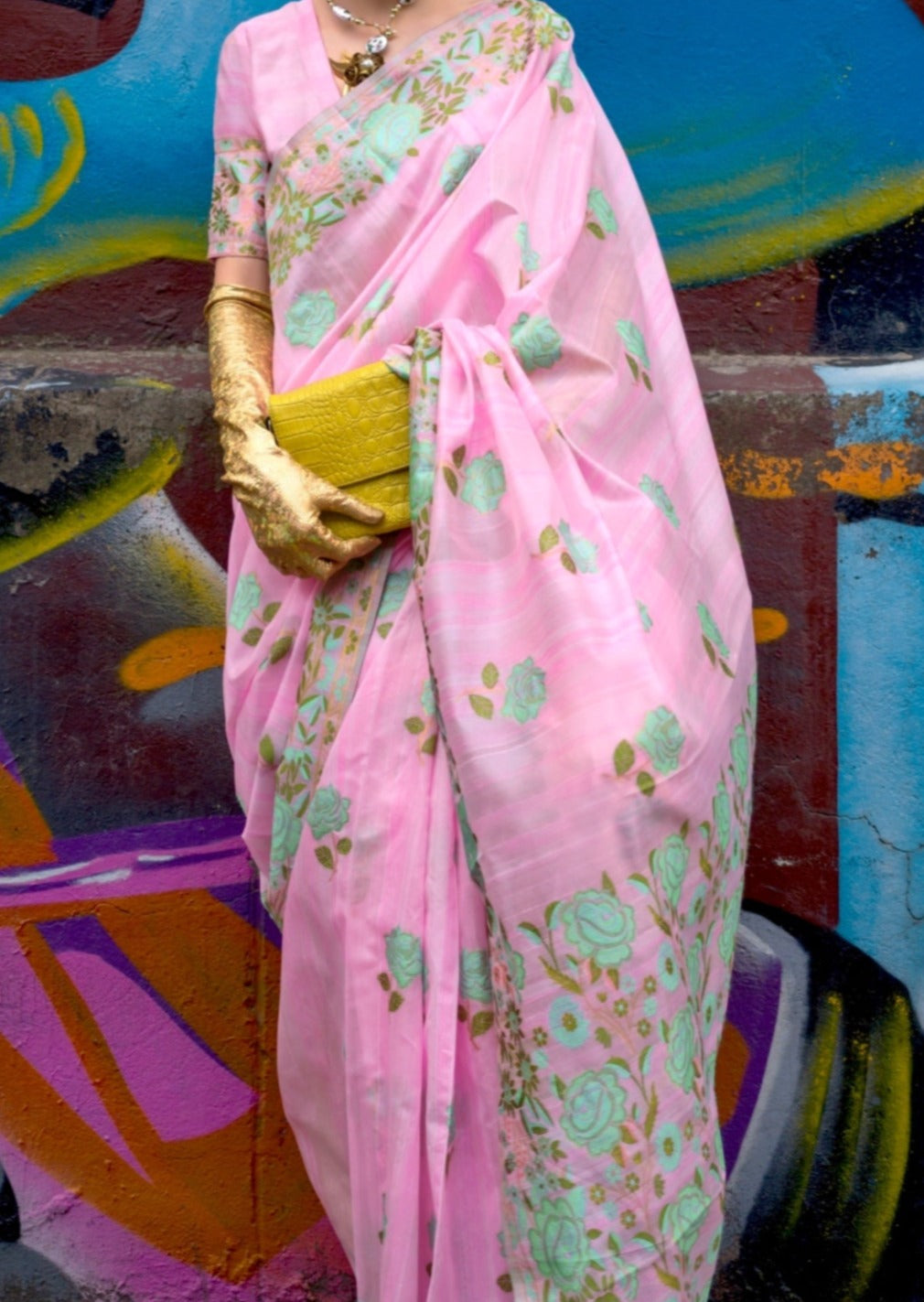 Parsi gara hand embroidery saree blouse designs online.