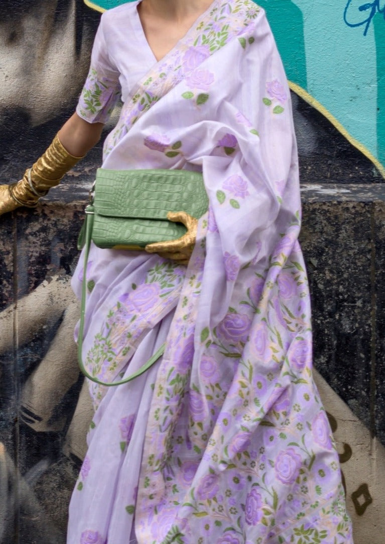 Parsi gara hand embroidery saree online designs.