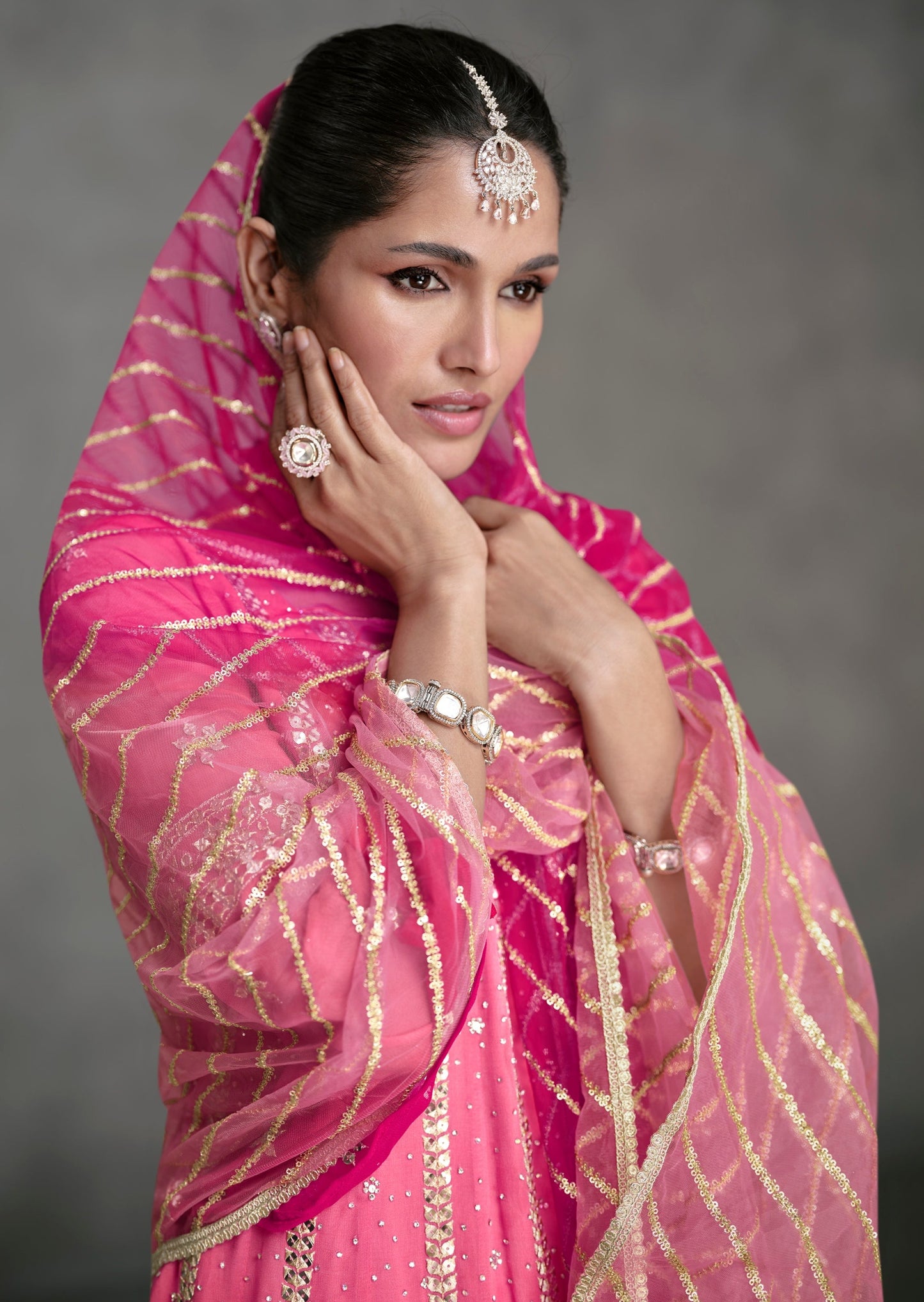 party-wear-pink-sharara-suit-set-with-dupatta usa.