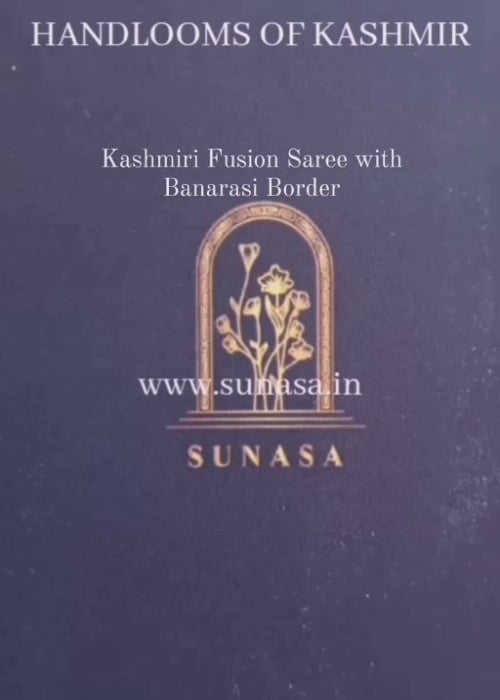 Kashmiri pashmina silk saree online video shopping.