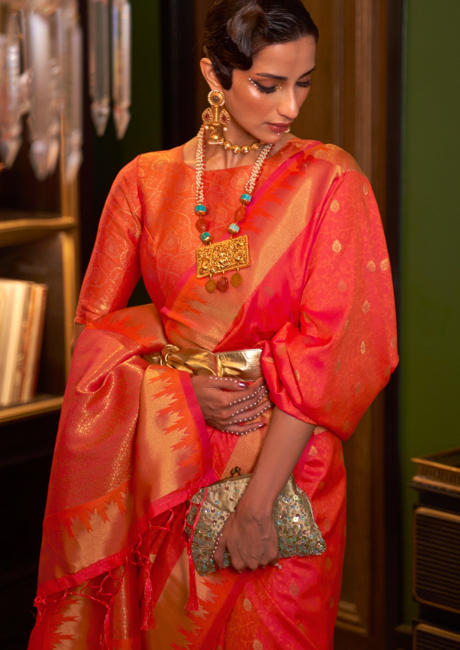 Pure banarasi soft silk handloom sarees online shopping with price india usa uk uae for wedding.