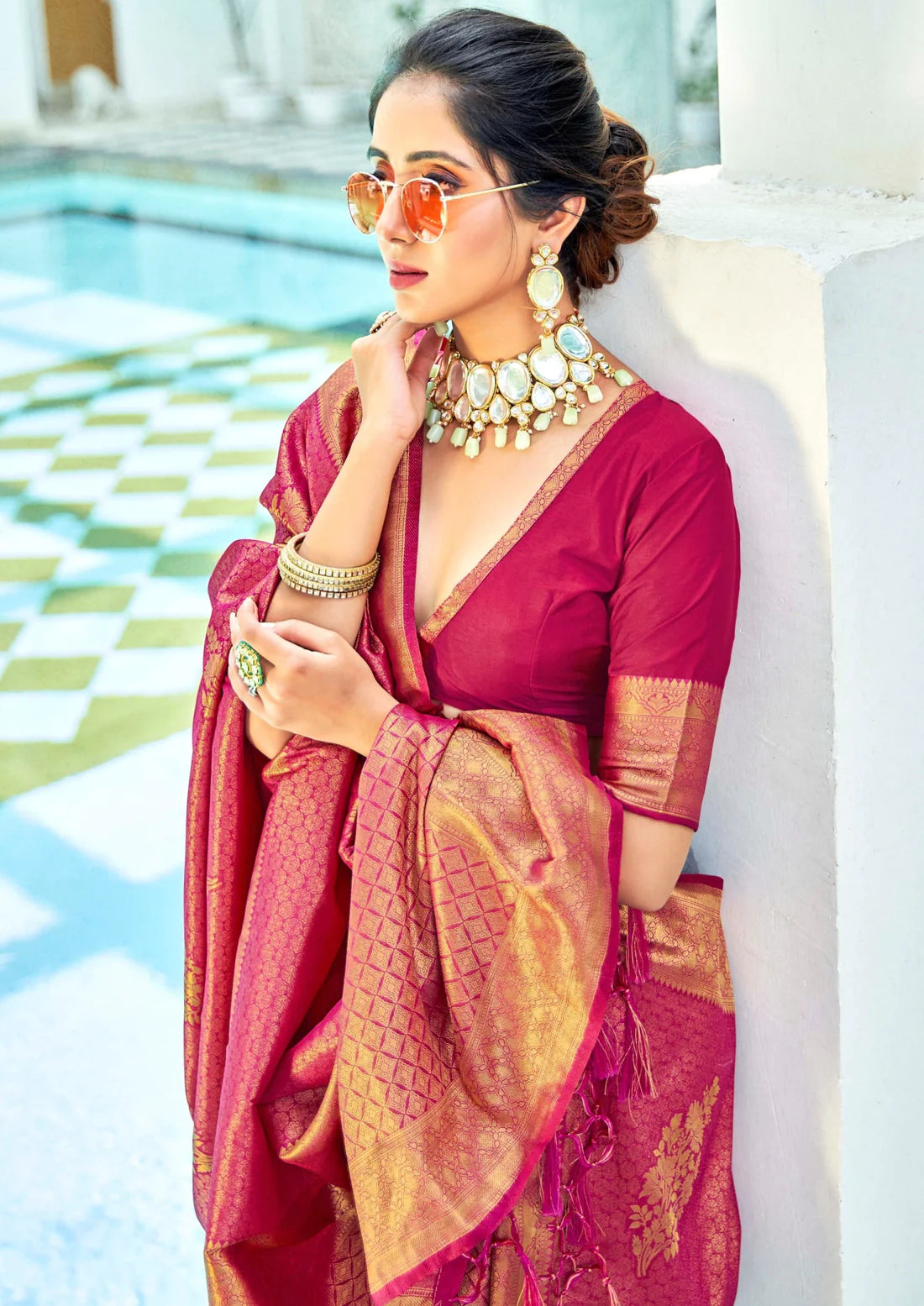Pure kanjivaram silk handloom wedding sarees online price india usa uk canada uae.