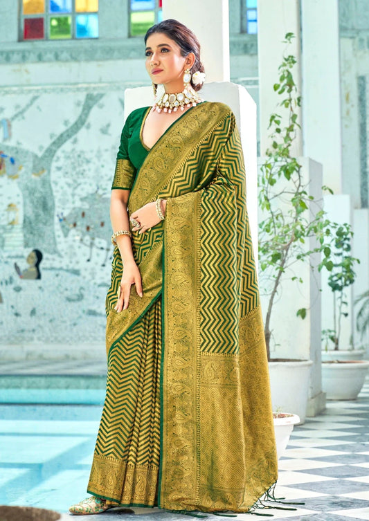 Pure kanjivaram silk saree price for bride online shopping india usa.