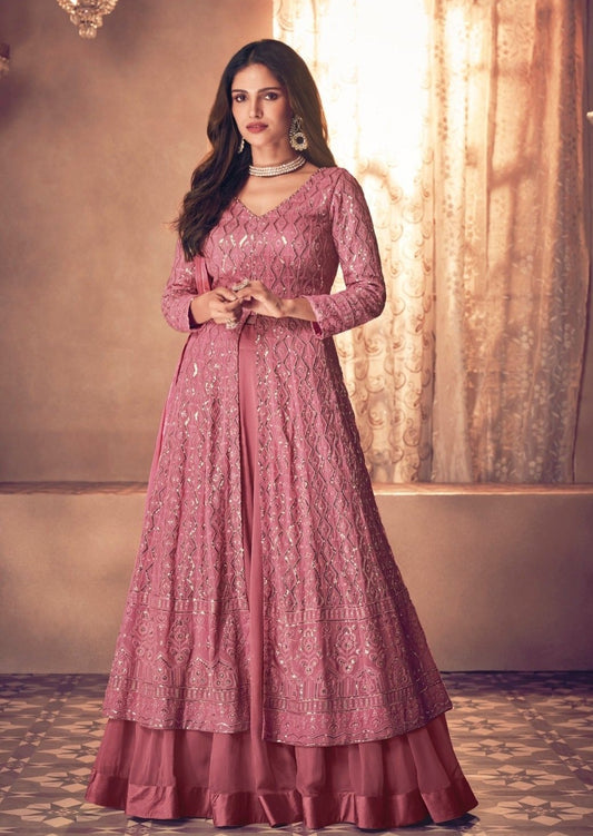 Blush Pink Anarkali Suit