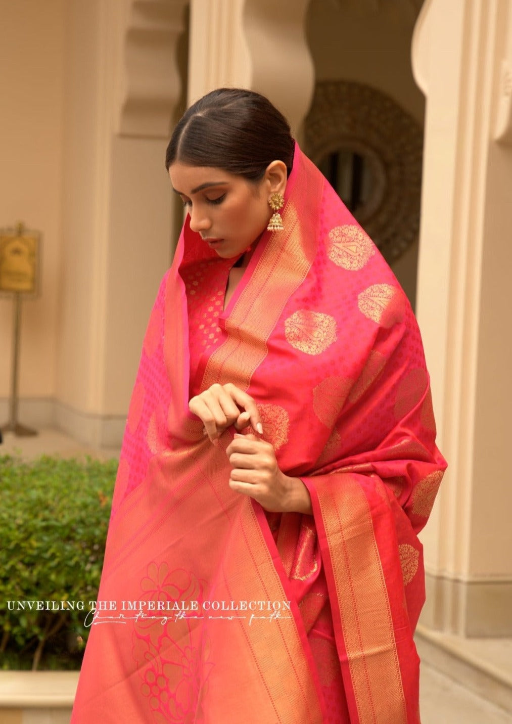 Banarasi Silk Red Handloom Bridal Saree