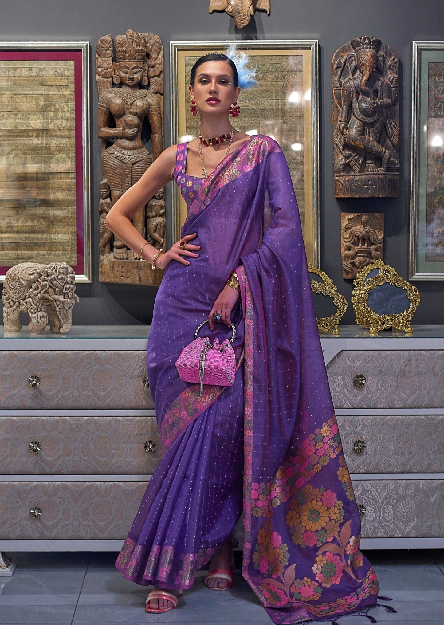 Pure Organza Saree