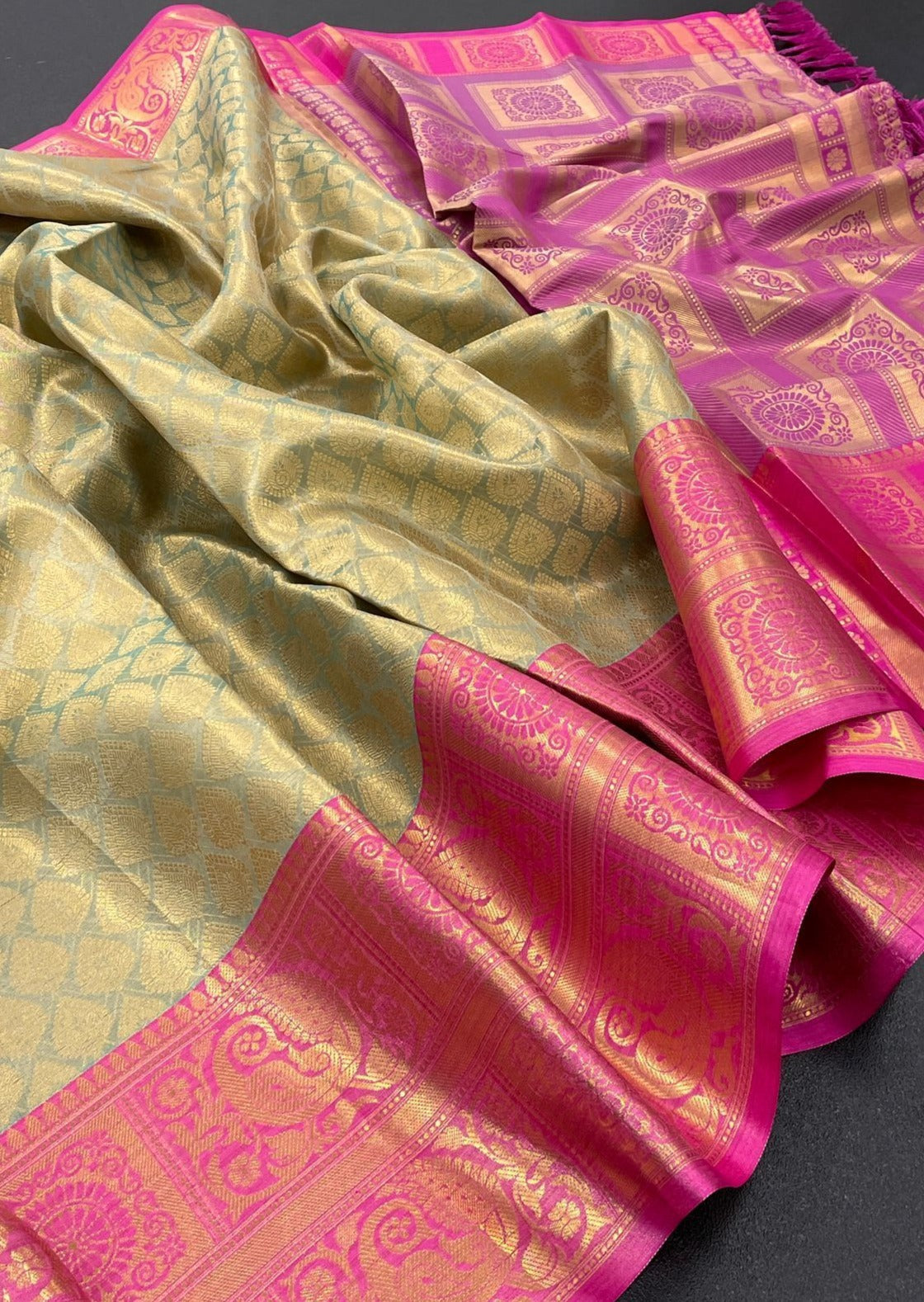 Banarasi Tussar Silk saree