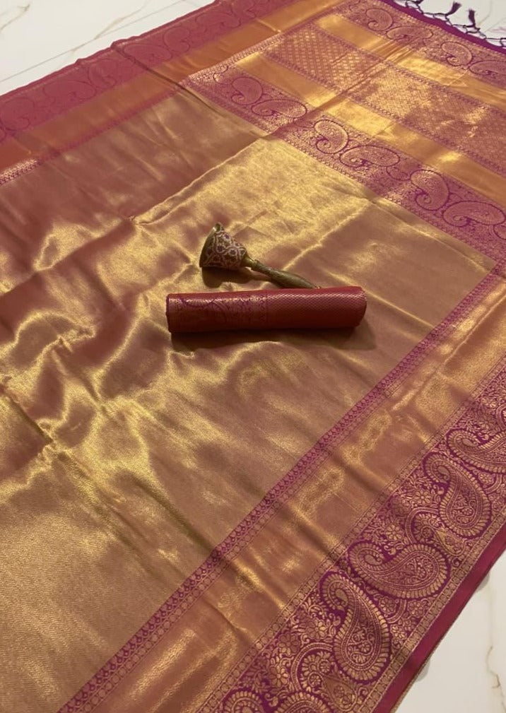 Pure Kanjivaram Silk Bridal Handloom Saree (with colour options)