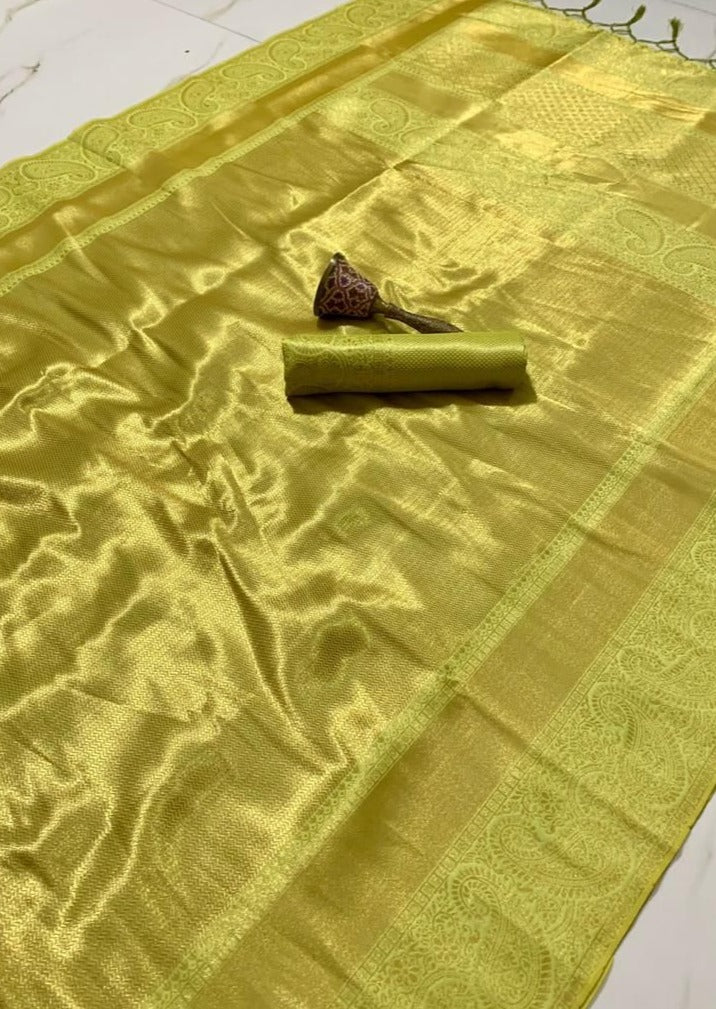Pure Kanjivaram Silk Bridal Handloom Saree (with colour options)
