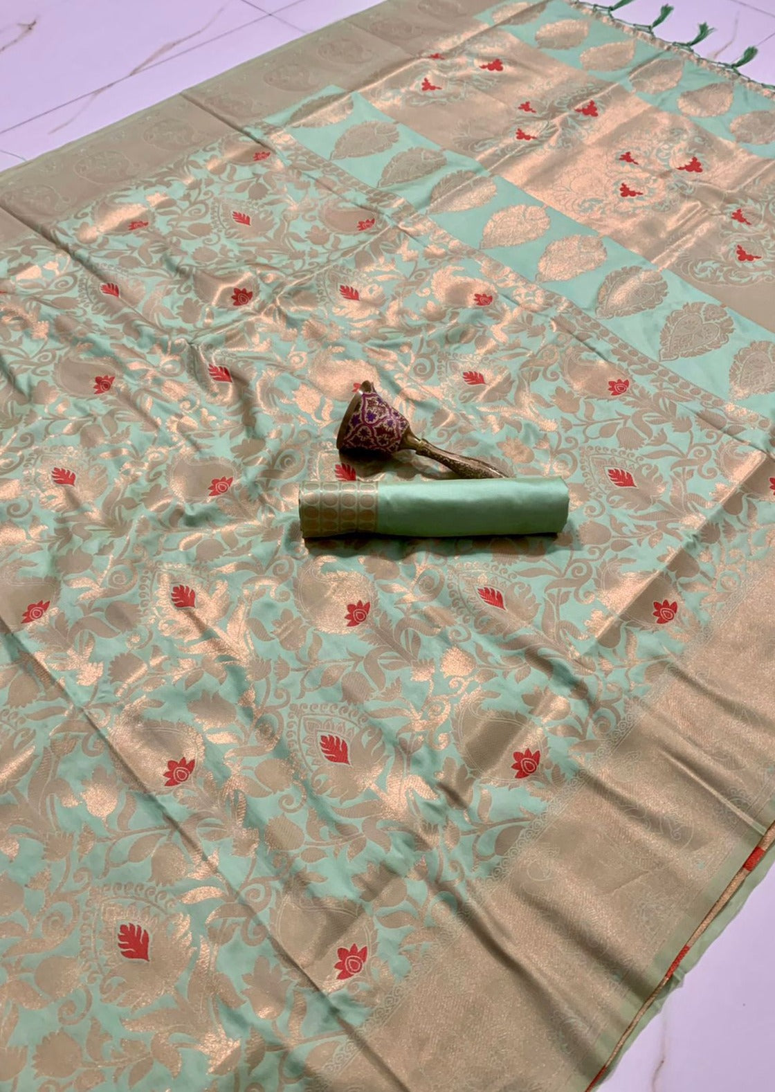 Pure Silk Banarasi saree