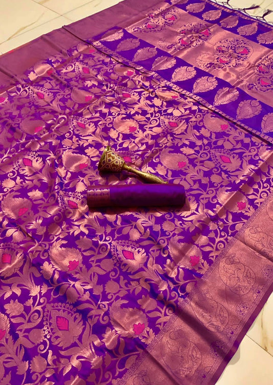 Pure Silk Handloom Banarasi Saree