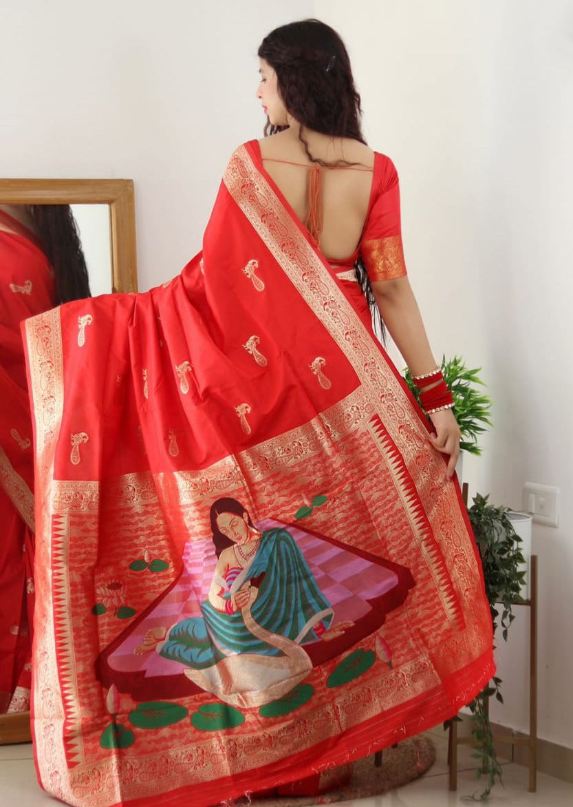 Pure silk Paithani saree original