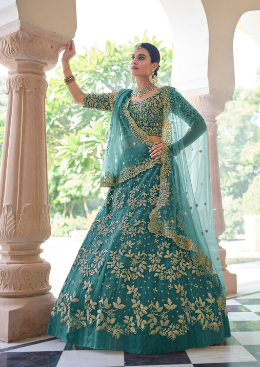 Green Lehenga Choli