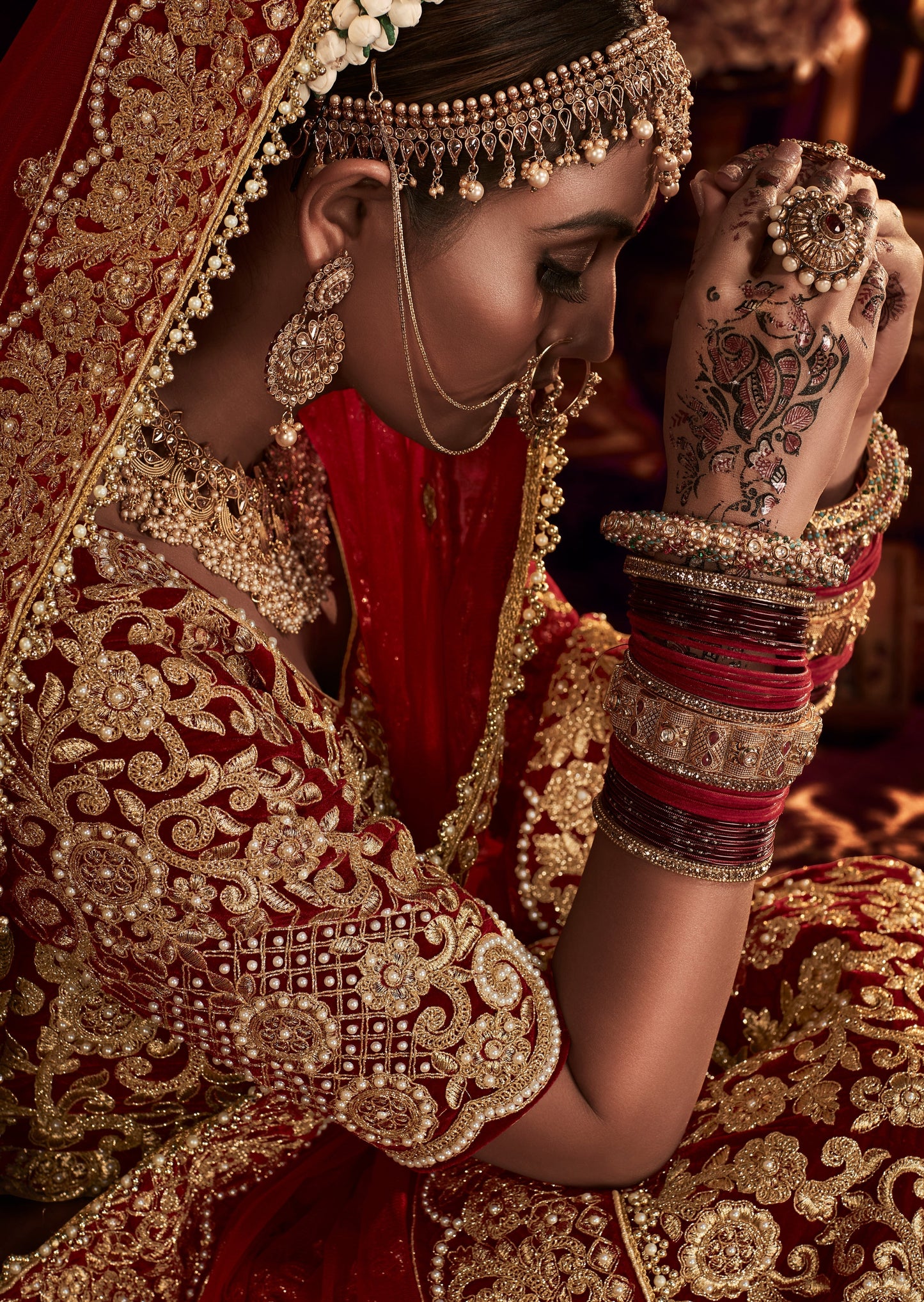 Bridal Red Lehenga