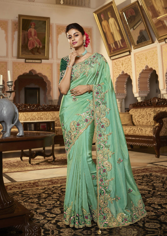 Designer Organza saree